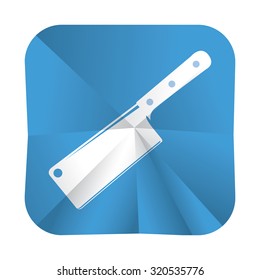 vector illustration of modern icon knife