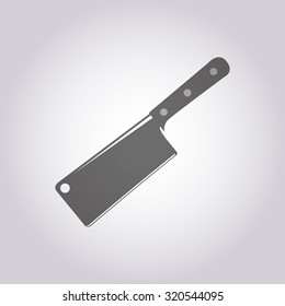 vector illustration of modern icon knife