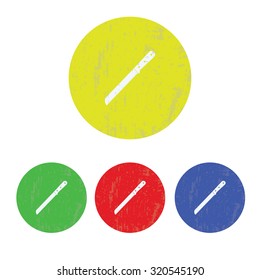vector illustration of modern icon knife