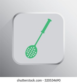 vector illustration of modern icon ladle