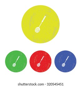 vector illustration of modern icon ladle