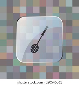 vector illustration of modern icon ladle