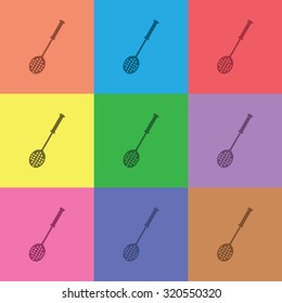 vector illustration of modern icon ladle