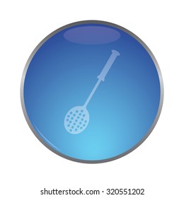 vector illustration of modern icon ladle