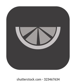 vector illustration of modern icon lemon