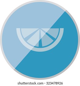vector illustration of modern icon lemon
