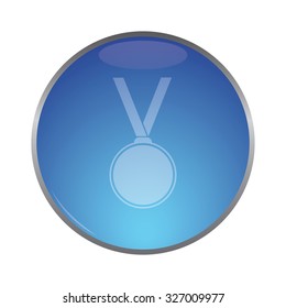 vector illustration of modern icon medal