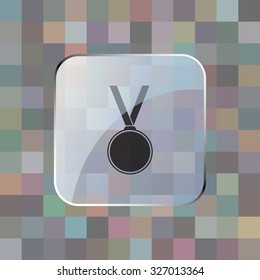 vector illustration of modern icon medal