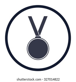 vector illustration of modern icon medal
