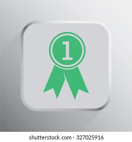 vector illustration of modern icon medal