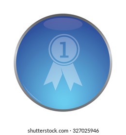 vector illustration of modern icon medal