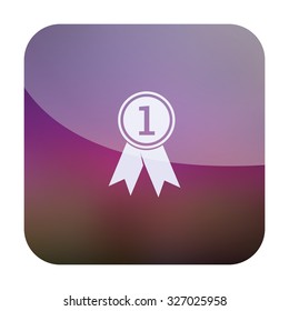vector illustration of modern icon medal