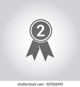 vector illustration of modern icon medal