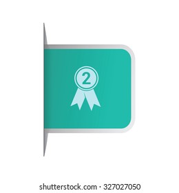 vector illustration of modern icon medal
