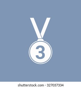 vector illustration of modern icon medal