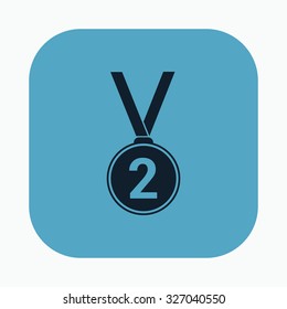 vector illustration of modern icon medal