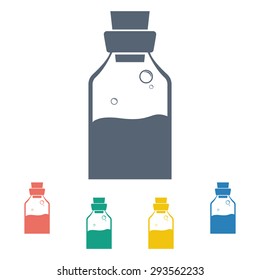 vector illustration of modern icon medicines