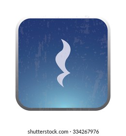 vector illustration of modern icon melody pause