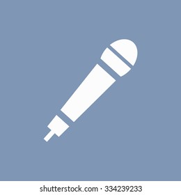 vector illustration of modern icon mic