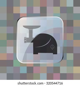 vector illustration of modern icon mincer