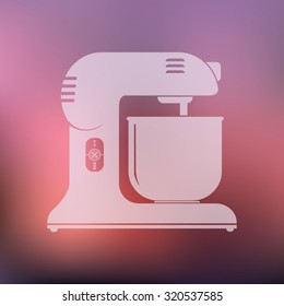 vector illustration of modern icon mixer