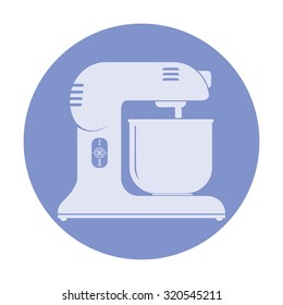 vector illustration of modern icon mixer