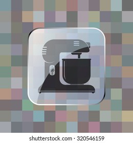 vector illustration of modern icon mixer