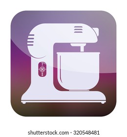 vector illustration of modern icon mixer
