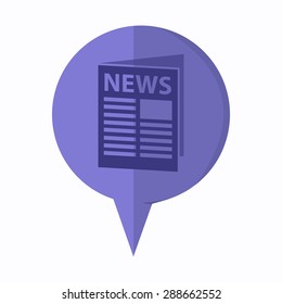 vector illustration of modern icon news
