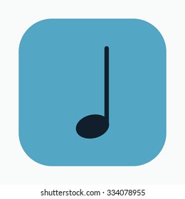 vector illustration of modern icon note