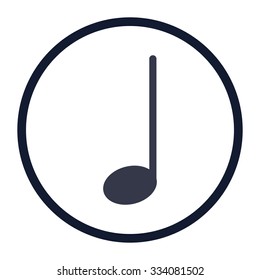 vector illustration of modern icon note