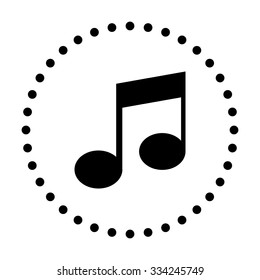 vector illustration of modern icon note