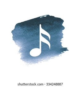 vector illustration of modern icon note