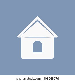 vector illustration of modern icon old buildings