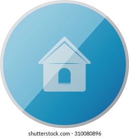 vector illustration of modern icon old buildings