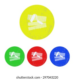 vector illustration of modern icon paint roller 
