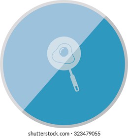 vector illustration of modern icon pan