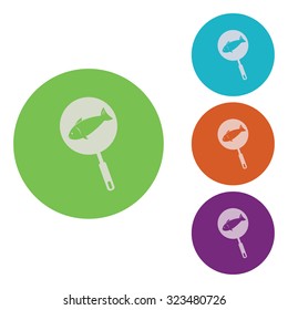 vector illustration of modern icon pan