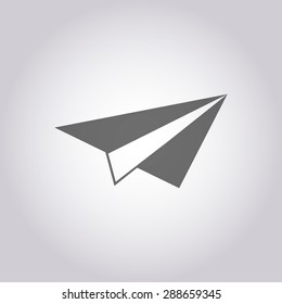 vector illustration of modern icon paper plane