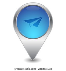 vector illustration of modern icon paper plane