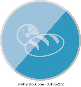 vector illustration of modern icon pastry