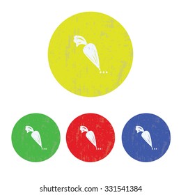 vector illustration of modern icon pastry bag