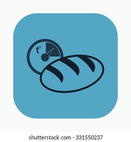 vector illustration of modern icon pastry