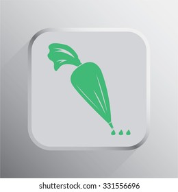 vector illustration of modern icon pastry bag