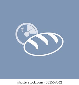 vector illustration of modern icon pastry