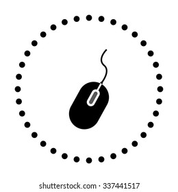 vector illustration of modern icon pc mouse