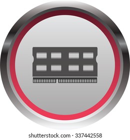 vector illustration of modern icon pc memory