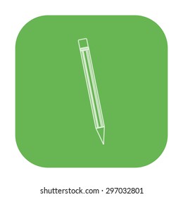 vector illustration of modern icon pencil