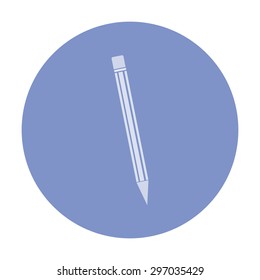 vector illustration of modern icon pencil