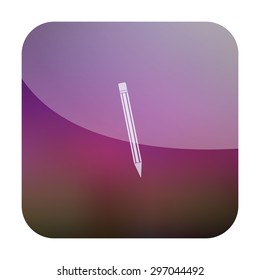 vector illustration of modern icon pencil